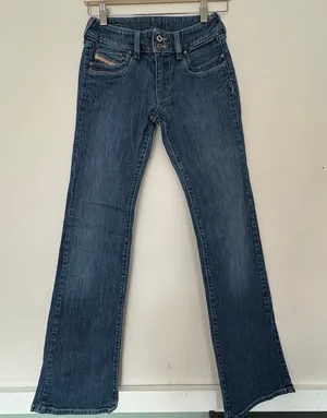 Diesel Jeans Blue Size 25 low rise flare jeans thumbnail 1