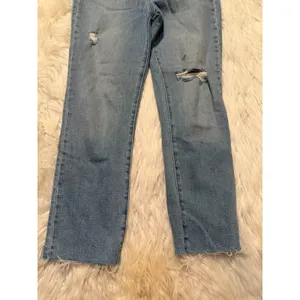 Madewell Women's Sz 26 Petite The Perfect Vintage Jean Light Wash Distressed Raw thumbnail 4