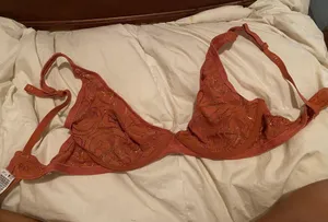 Lace Bra️ Orange Size 36 B thumbnail 1