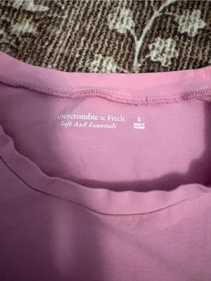 Pink Women’s Crew Neck Tee - Abercrombie thumbnail 2