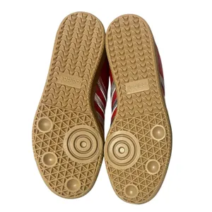 adidas Samba LT Sneakers‎ Women 7 Red Silver Gum Fold Over Tongue JS3938 thumbnail 7