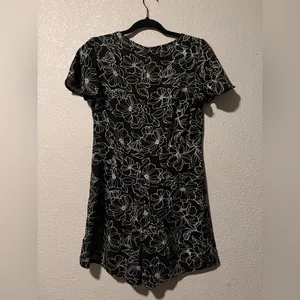 Steve Madden NWOT Elegant Black Floral Dress‎ new without tag thumbnail 3