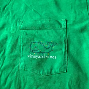 Vineyard Vines Bright Green Holiday Tee thumbnail 2