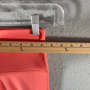 961 | Aerie‎ OFFLINE Goals Laser Cut Scalloped 7/8 Leggings Coral Pink Womens S thumbnail 5