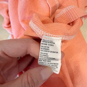 American Eagle Y2K Pink Ribbed Tank Top Small Bella Swan Elena‎ Gilbert Logo thumbnail 7