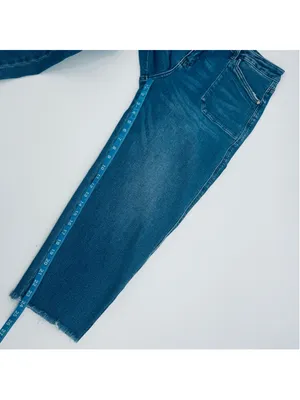 Women's Judy Blue Barrel Fit Culottes Jeans Size 13 Blue thumbnail 7