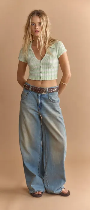 Free People Flirt Cardi $78 MSRP thumbnail 1