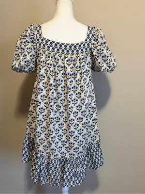 Misa Los Angeles Georgia Mini Dress Floral Print Ruffle Hem xs oversized NWOT thumbnail 7
