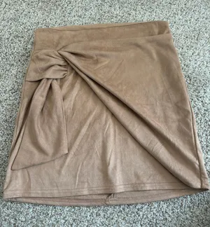 Altar'd State Suede Wrap Tie Skirt thumbnail 2