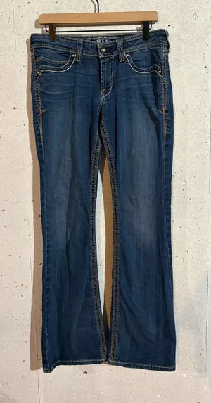 Ariat Mid Rise Embellished Boot Cut Jeans | Size: 28L thumbnail 1