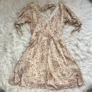 Sienna Sky Floral Smocked Mini Dress – XS thumbnail 1