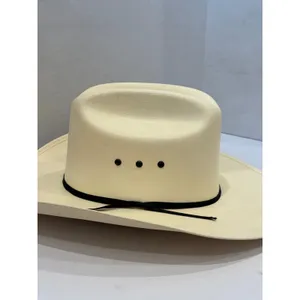 Double S Hat Collection Cowboy Hat Unisex Cream Cattleman Brim Western Festival thumbnail 2