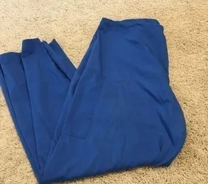 Women’s size medium royal blue cargo scrub pants thumbnail 1