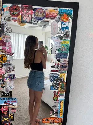 Kendall + Kylie denim skirt thumbnail 4