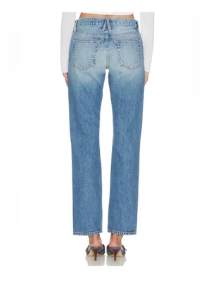 AGOLDE The Isabel Mid Rise Slim Fit Boyfriend Jeans Minimalist Casual Size 28 thumbnail 6