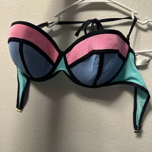 Target Pink and Blue Bikini Top thumbnail 1
