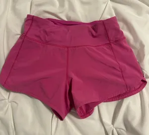 Pink Lululemon Shorts Speed Up 4" thumbnail 1