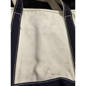 Lands' end Medium 5 Pocket Open Top Canvas Tote Bag Andrew Tote Bag 16x12 thumbnail 3