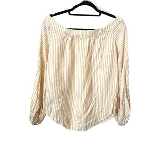 ANTHROPOLOGIE Maeve Clotille Linen Off Shoulder Top‎ Sz 2 thumbnail 3