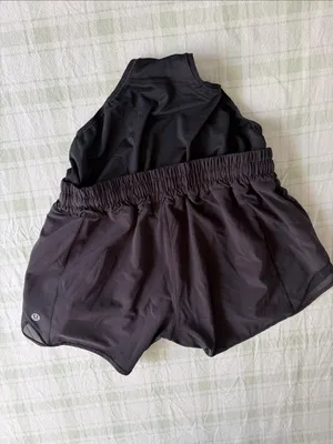 Lululemon Hotty Hot Women’s Black Athletic Shorts - Breathable Running Shorts thumbnail 4