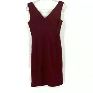 Marc‎ Angelo Maroon/Beige Dress Size 8 Red thumbnail 2