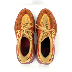 Hoka One One Speedgoat 6 Womens 9.5 Trail Running Shoes Orange Red Vibram thumbnail 4