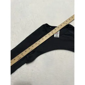 Gymshark Women's Black Marl Vital Shrug Thumb Holes Size Medium thumbnail 7
