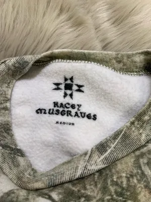 Kacey Musgraves Camo Deeper Well World Tour Crewneck Sweatshirt Medium thumbnail 3