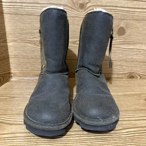 Bearpaw Mimi Boots Womens Sz 8 Brown‎ Suede Wool Lined Warm Winter 1901W-MIMI thumbnail 3