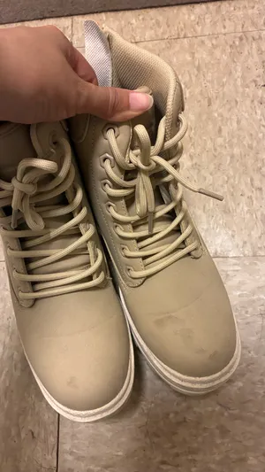 Lugz Cream Two Tone Combat Work Boots Tan Size 7.5 thumbnail 1