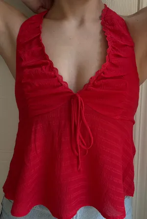 PacSun Halter Red Top thumbnail 1