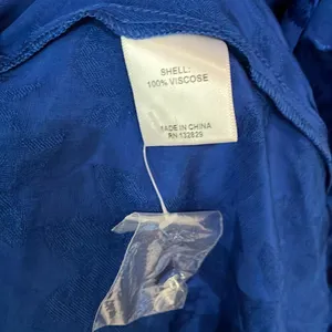 Majorelle Bedford Mini Dress cobalt blue floral satin wrap Small #800 thumbnail 10