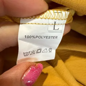 Amazon Essentials Yellow Pleated Midi Sundress Size L thumbnail 7