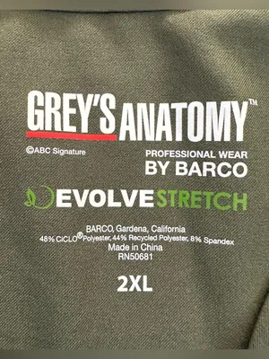 Grey's Anatomy Evolve Sway Tuck-In Top Fern Green size 2XL thumbnail 6