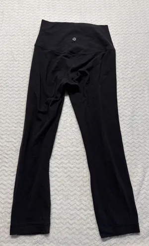 Lululemon Align High-Rise Crop 21 Black Nulu Yoga Leggings W6AS8S Womens 4 thumbnail 1