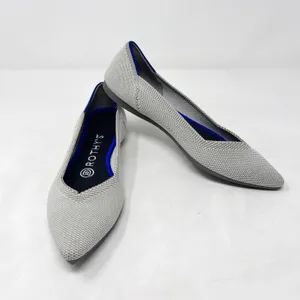 [Rothy’s] The Point Birdseye Gray Slip On Washable Ballet Flats Pointed Toe 6.5 thumbnail 7