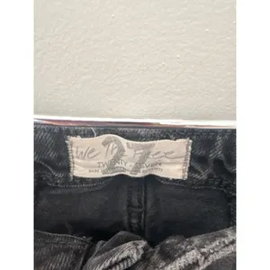 We The Free Free People Black Flare Jeans Seam Detail High‎ Rise Size 27 thumbnail 2