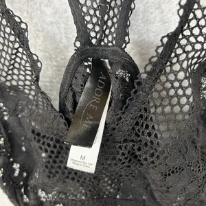 Adore Me Size M Womens Black Lace Wireless Unpadded Bralette 6K thumbnail 4