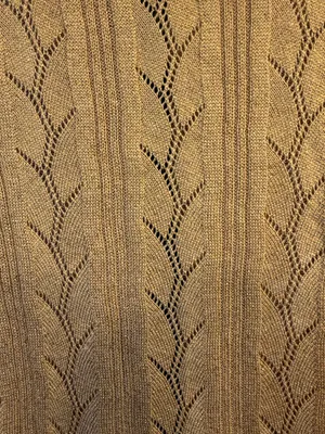 Bloomingdales Dolce Vita Women’s Metallic Golden Knit Short Sleeve Tunic Size L thumbnail 3