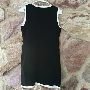 Commense Multi Pocket Button Sleeveless Short Sweater Dress size small thumbnail 5