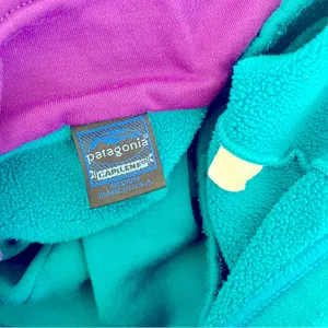 Vintage Patagonia Turquoise 1/4 Zip ‘Capilene’ Pullover Sweater, Size M thumbnail 4