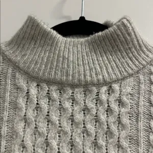 Sincerely Jules mock neck grey sweater vest thumbnail 7