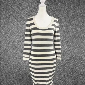 Guess Black And White Striped Dress thumbnail 2