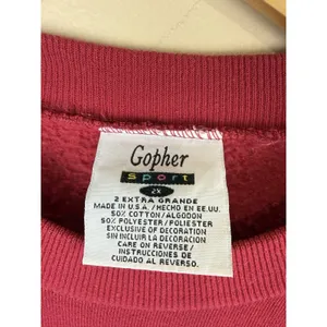 Vintage Bear Gopher Sunflower Farm Sweatshirt Adult Unisex 2X USA thumbnail 6