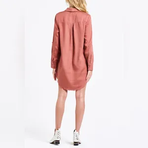 Dear John Denim Wistful Mauve Long Sleeve Button Avery Dress thumbnail 9
