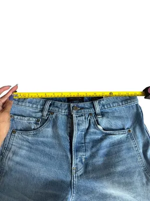 BANANA REPUBLIC High Rise Straight Leg Denim Jeans Size 28 thumbnail 3