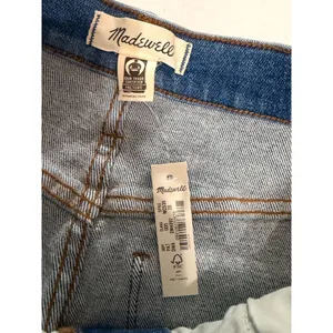 Madewell NWT Stovepipe Jeans Womens 28 High Rise Straight Leg Light Wash Denim thumbnail 8
