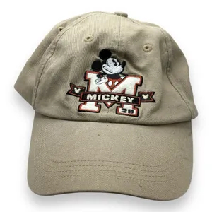 Walt Disney World Mickey Mouse Disney Parks Khaki‎ Cap Hat Adjustable thumbnail 1