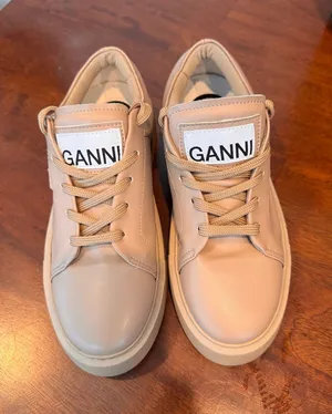 Ganni Sporty Mix Cupsole Platform Sneaker Size 7.5 thumbnail 1