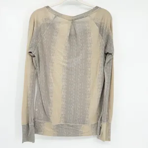 Lululemon Womens Salutation To Savasana Long Sleeve Lounge‎ Burnout Yoga Top thumbnail 8